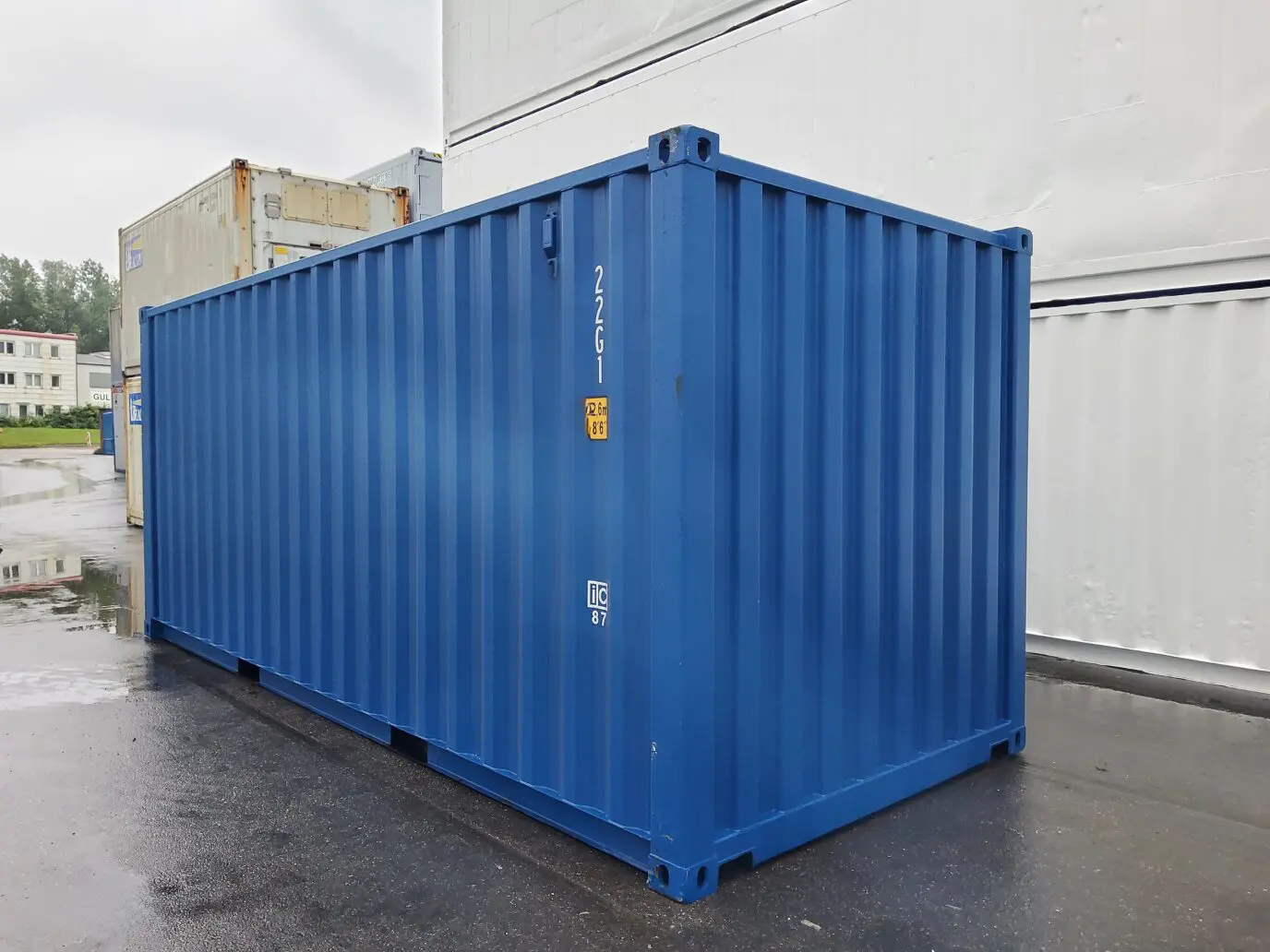 Conteneur en acier de 20 pieds avec porte latérale