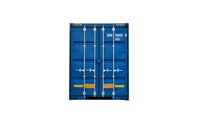 Porte double High Cube de 40 pieds