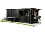 Conteneur bar démontable 6×2 XL RAL 9005 & RAL 7016