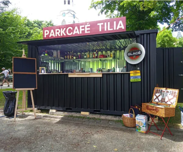 Conteneur bar démontable 4×2 XL RAL 9005