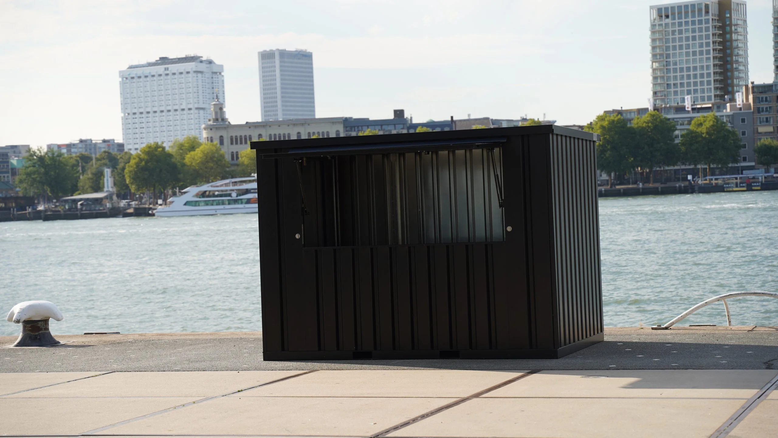 Conteneur bar démontable 3×2 XL RAL 9005