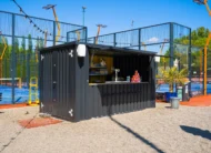 Conteneur bar démontable 4×2 XL RAL 7016