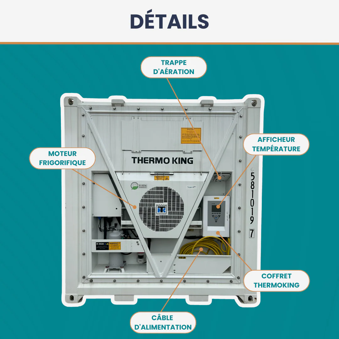 Conteneur Reefer 40 pieds High Cube