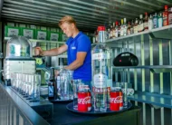 Conteneur bar démontable 3×2 XL RAL 9005