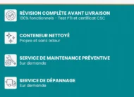 Conteneur Reefer 40 pieds High Cube